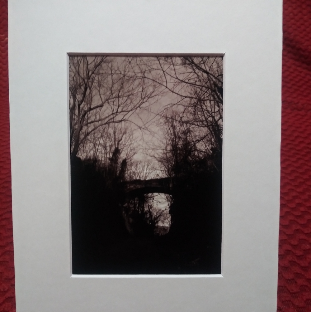 Black and White of Helen's Bridge Asheville NC